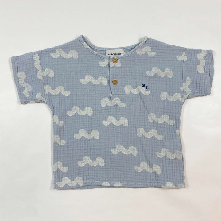 Bobo Choses waves all over muslin shirt 9M/74 1