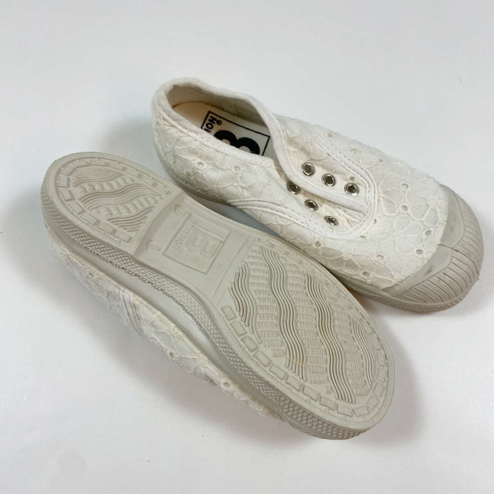 Bensimon white lace slip-ons 25 2