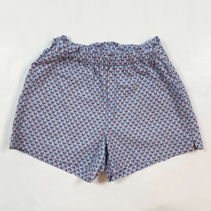 Il Gufo block print cotton shorts 6Y 1