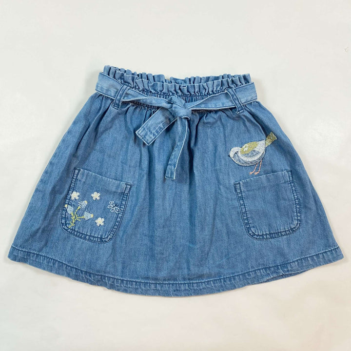 Next denim ebroidered skirt 5-6Y/116 1