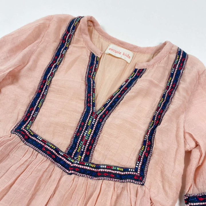 Simple Kids peach pink tunic 4Y 2