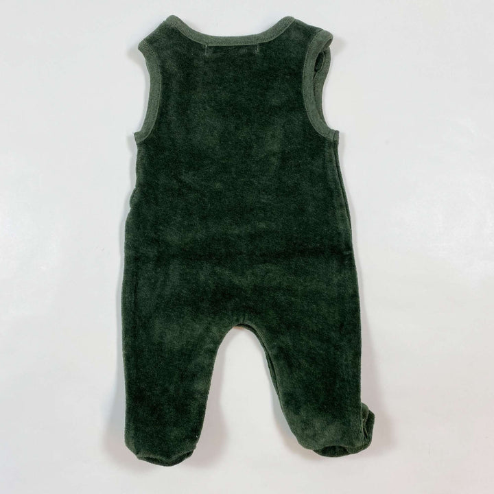 Serendipity Organics forest green velvet babysuit Second Season 44 2