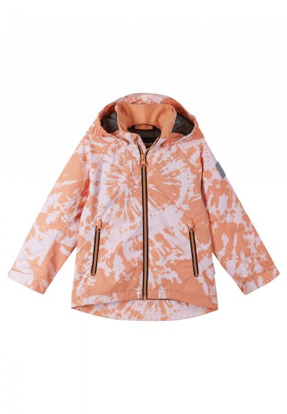 Reima peach/pink Schiff Reimatec transition jacket with removable hood 146 1