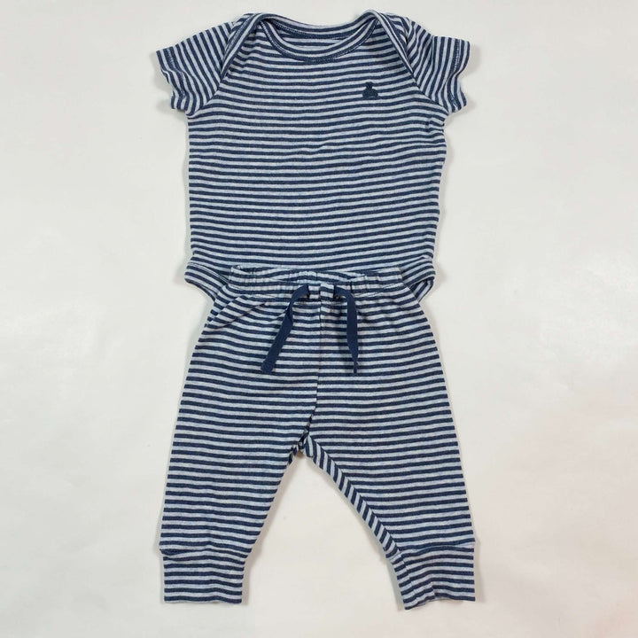 Gap striped baby set 0-3M 1