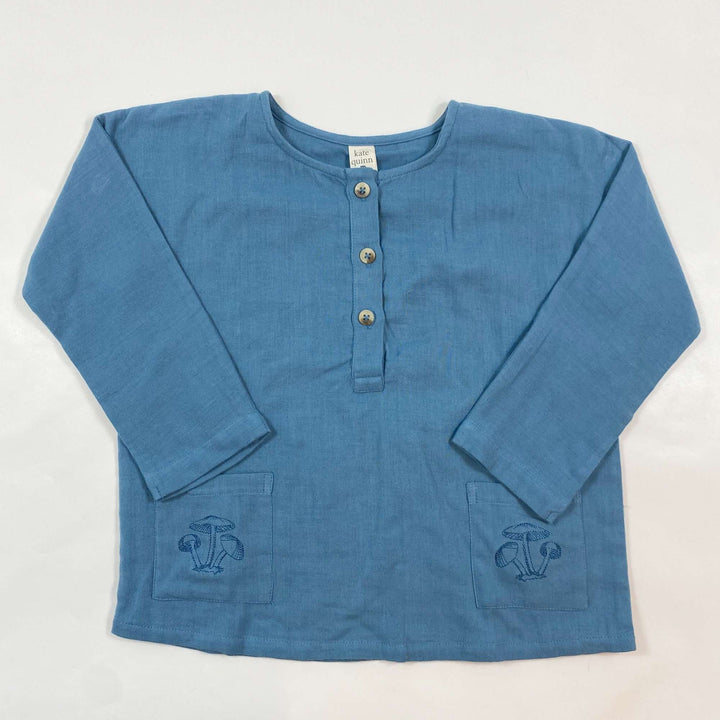 Kate Quinn teal organic cotton top Second Season 4Y 1