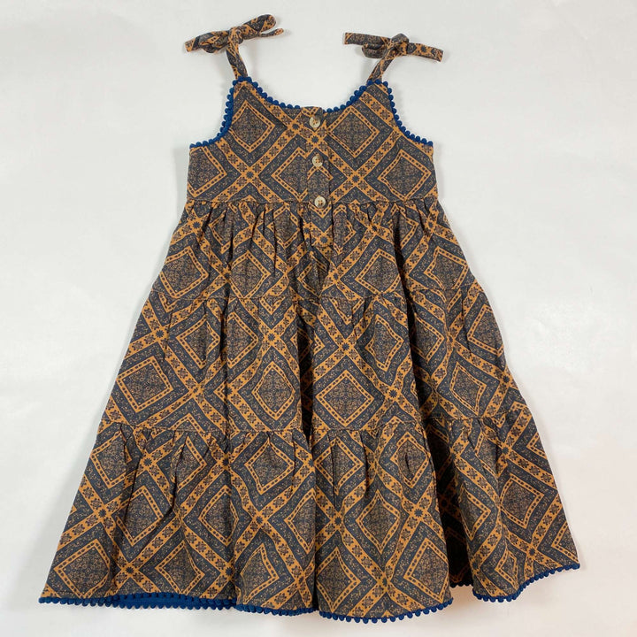 Kate Quinn organic cotton block print dress Second Season 18-24M 1