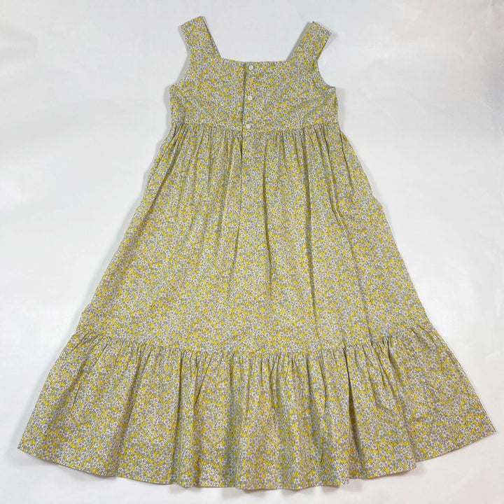 Bonpoint yellow floral Liberty print summer dress 6Y 3