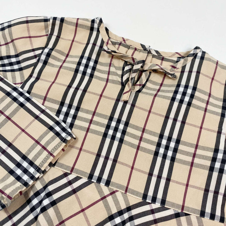 Burberry classic check cotton tunic  dress 2Y 2