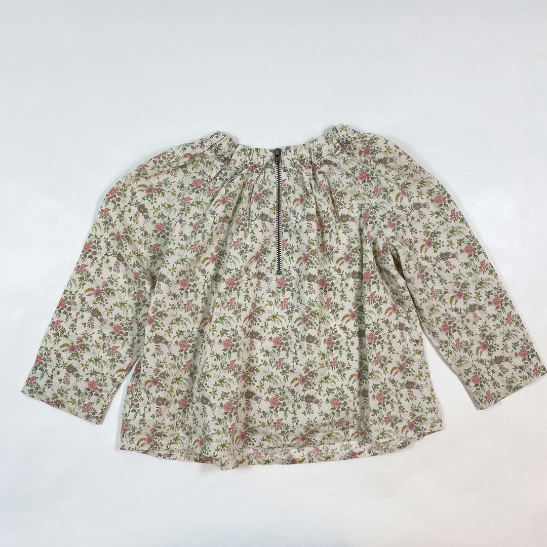 Bonpoint floral longsleeve blouse 3Y 3
