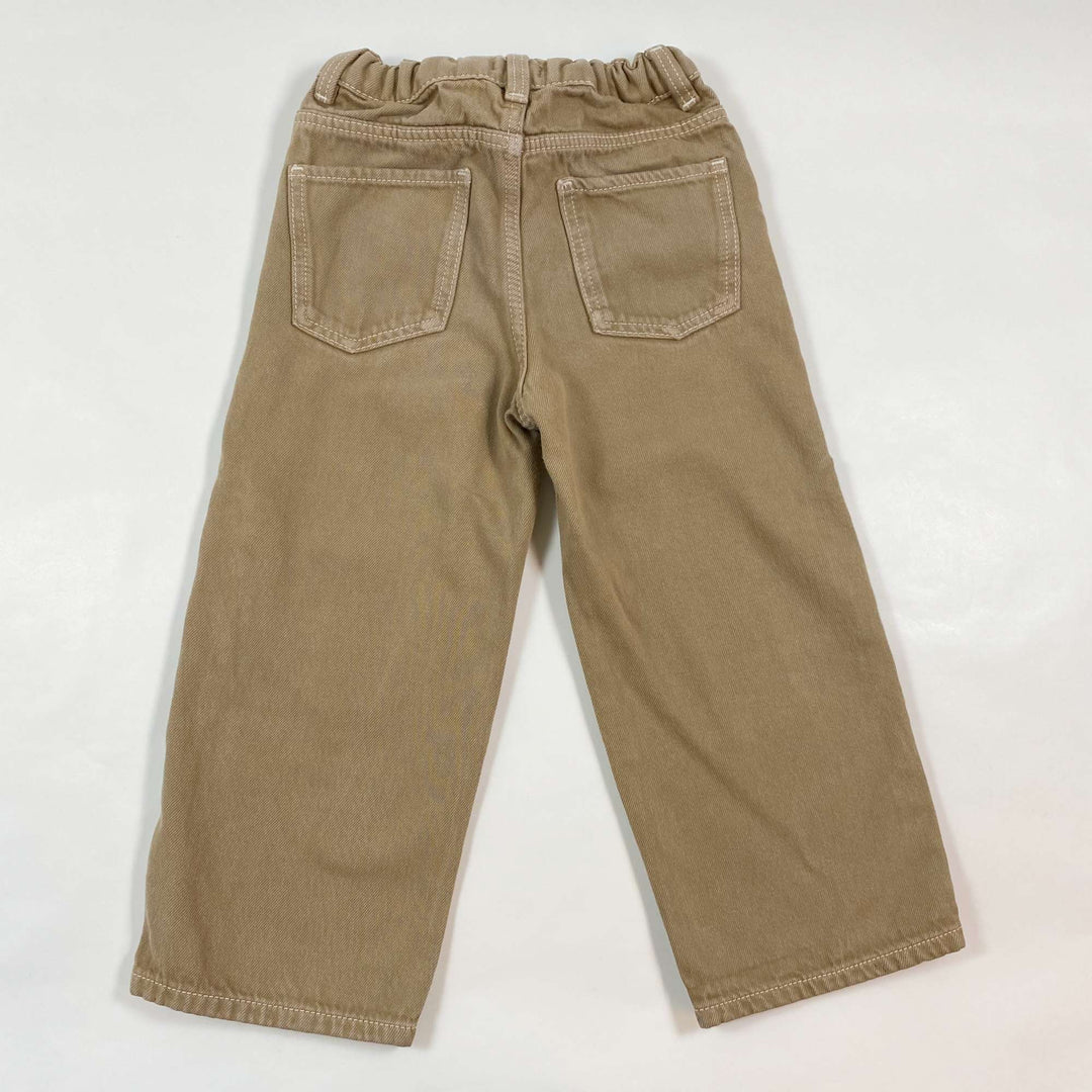 Arket beige wide denim trousers 3-4Y/110 2