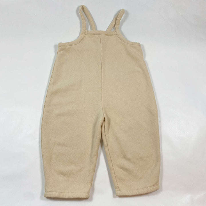 Organic Zoo beige Warm Sand dungarees 3-4Y 1