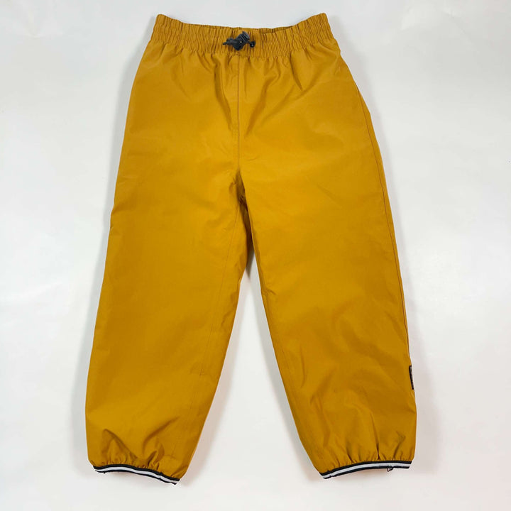 Molo mustard lined rain pants 98/104 1