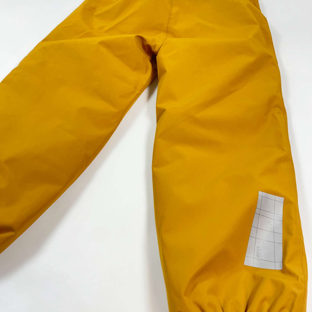 Molo mustard lined rain pants 98/104 3