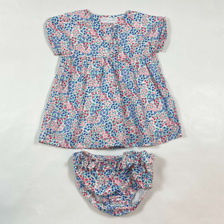 Cadet Rousselle floral dress & bloomer set 6M/67 1