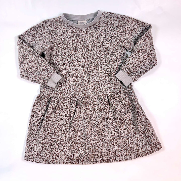 Wheat grey floral dress 6Y/116 1