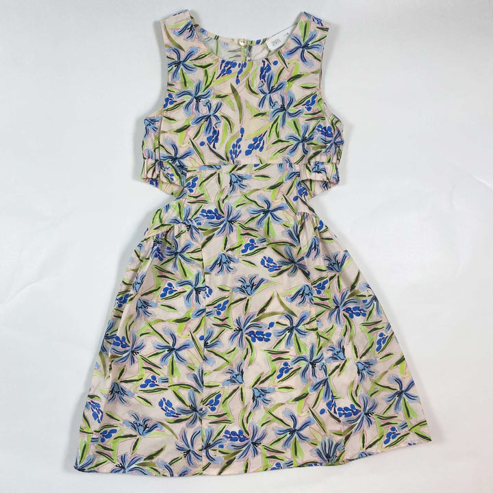 Zara tropical floral print dress 6Y/116