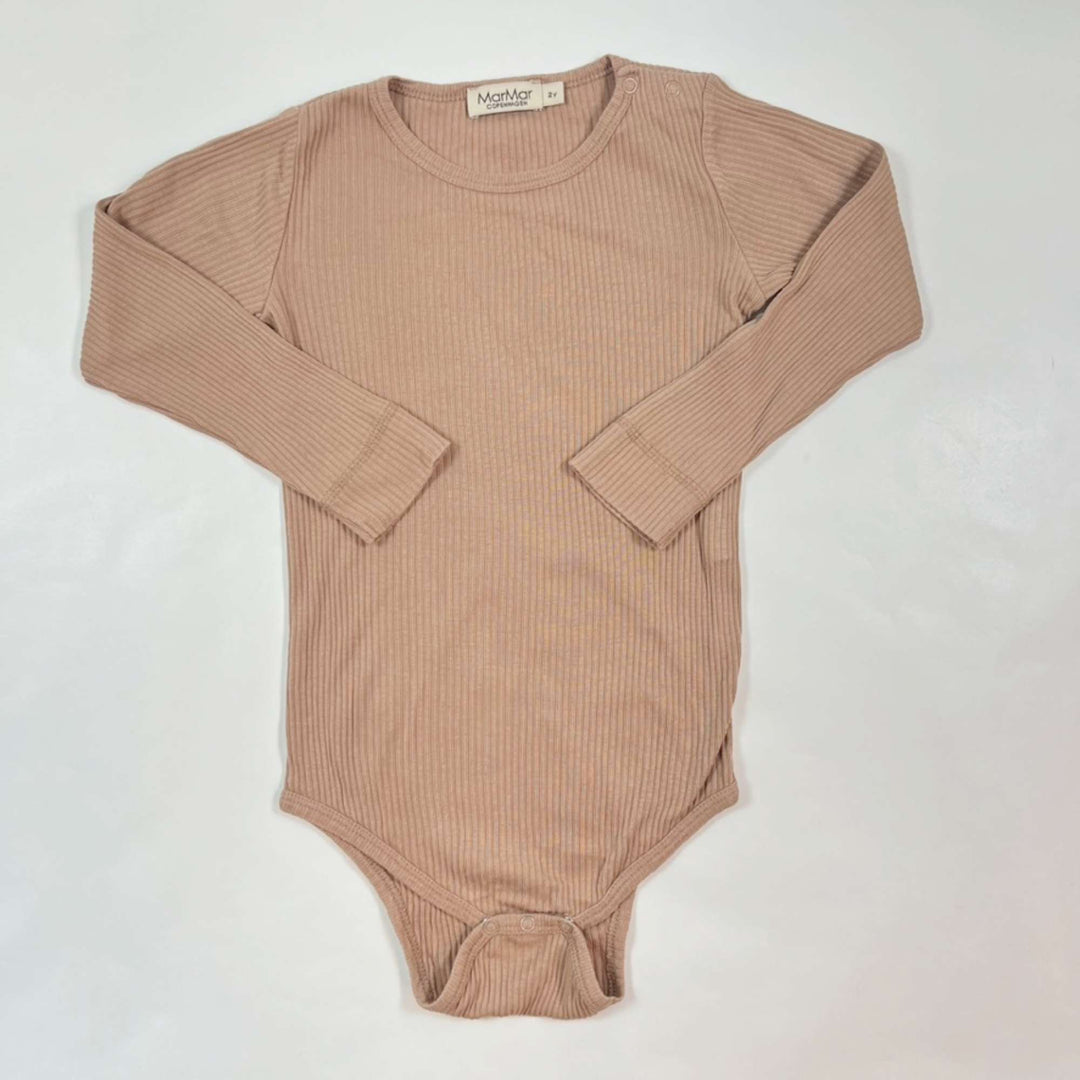 MarMar Copenhagen dusty pink rib body 2Y 1