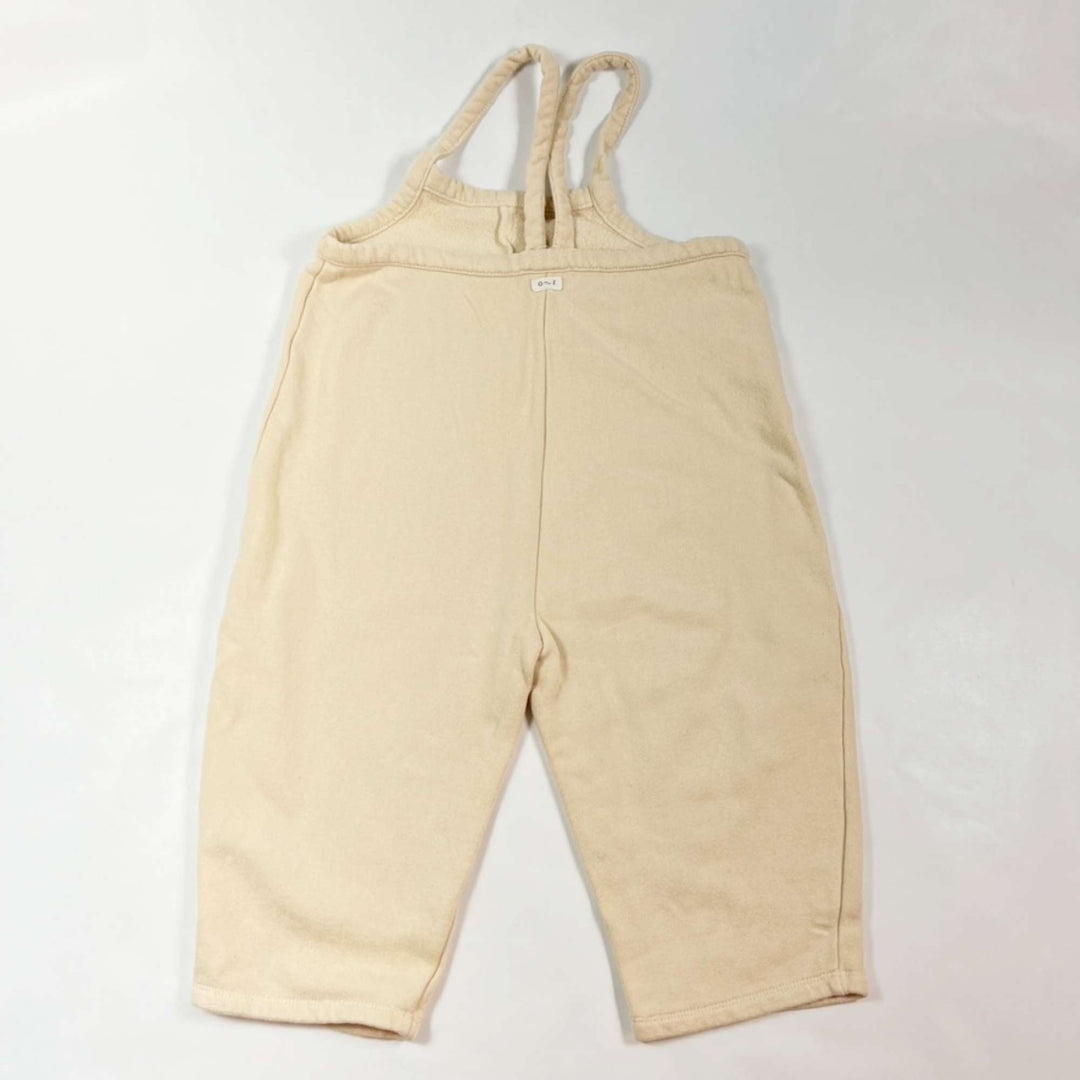 Organic Zoo beige dungarees 3-4Y 2