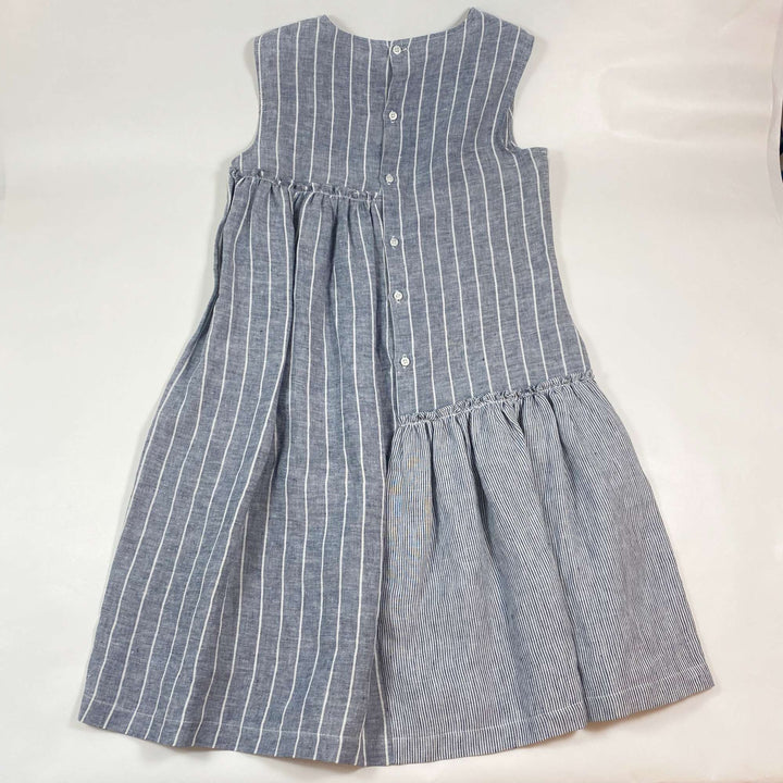 Il Gufo blue/grey linen summer dress Second Season 14Y 3