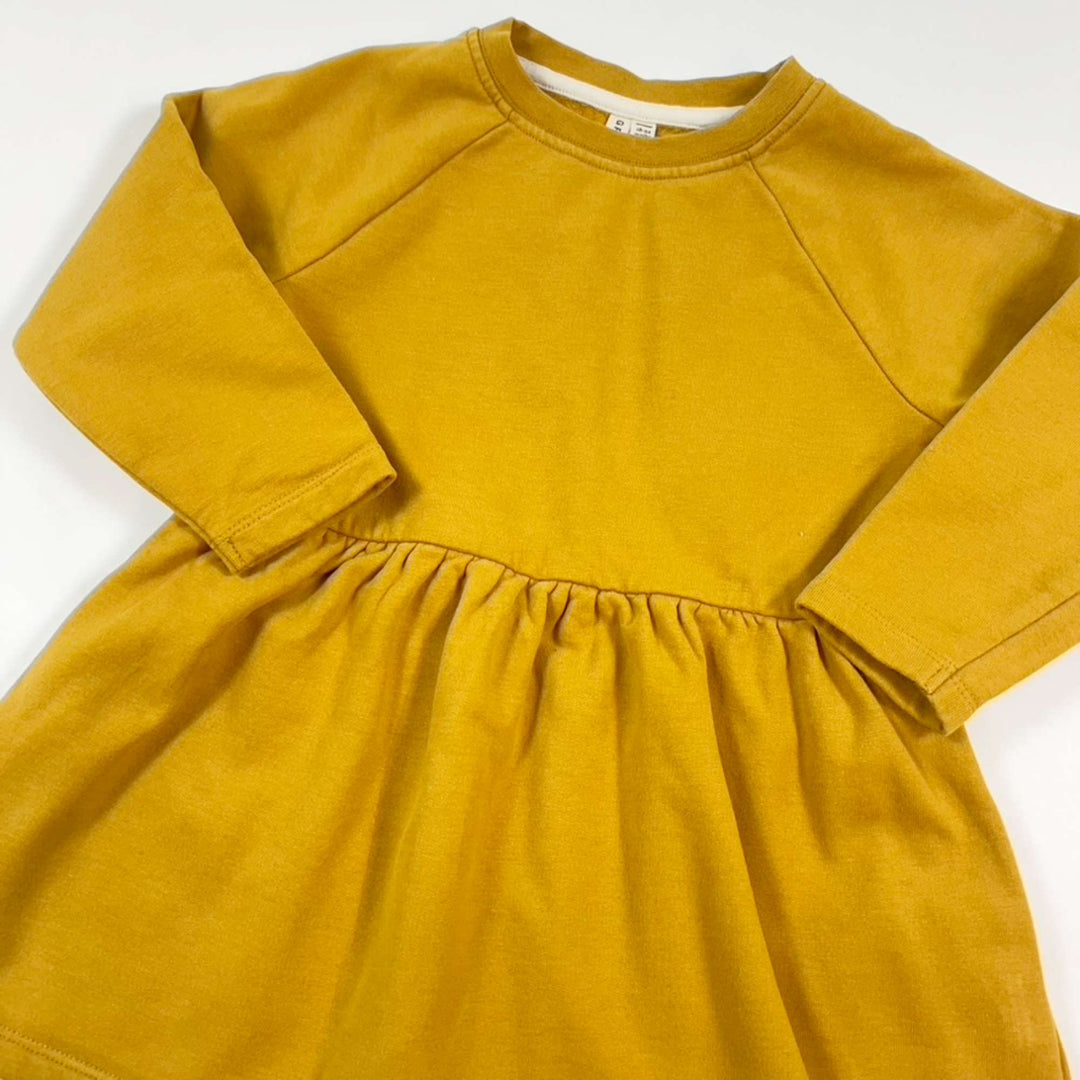 Gray Label mustard sweat dress 18-24M 2