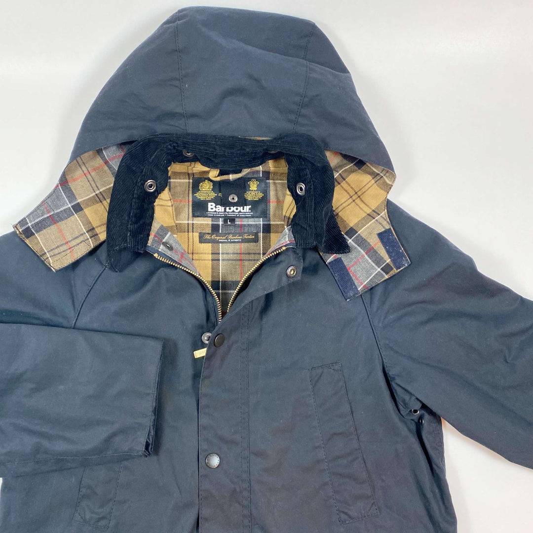 Barbour Beaufort waxed jacket L/10-11Y/146 2