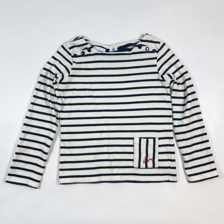 Cyrillus x ELLE striped mariniere shirt 10Y 1