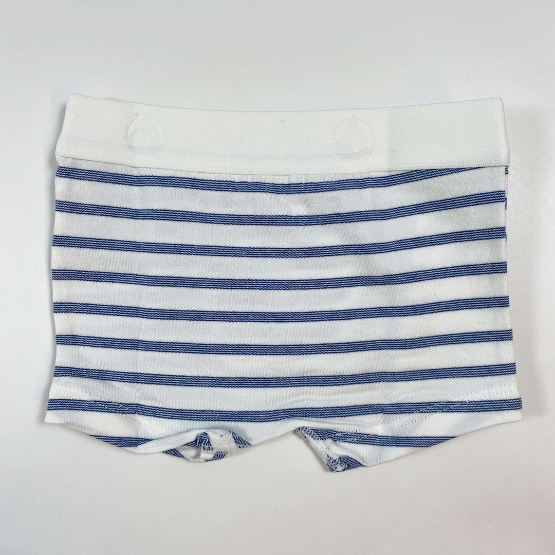 Petit Bateau blue stripe boxers Second Season 2Y/86 3