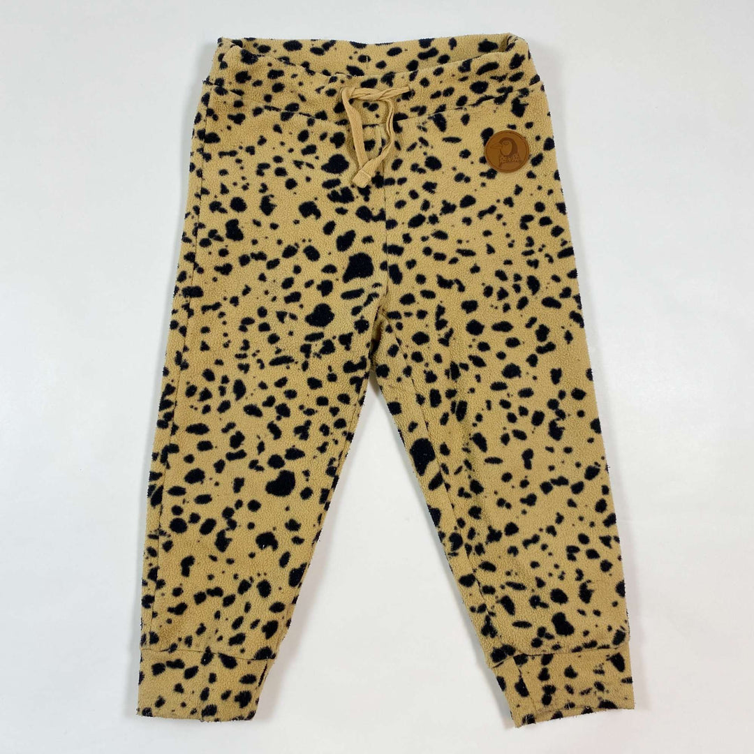 Mini Rodini leopard fleece pants 80/86 1