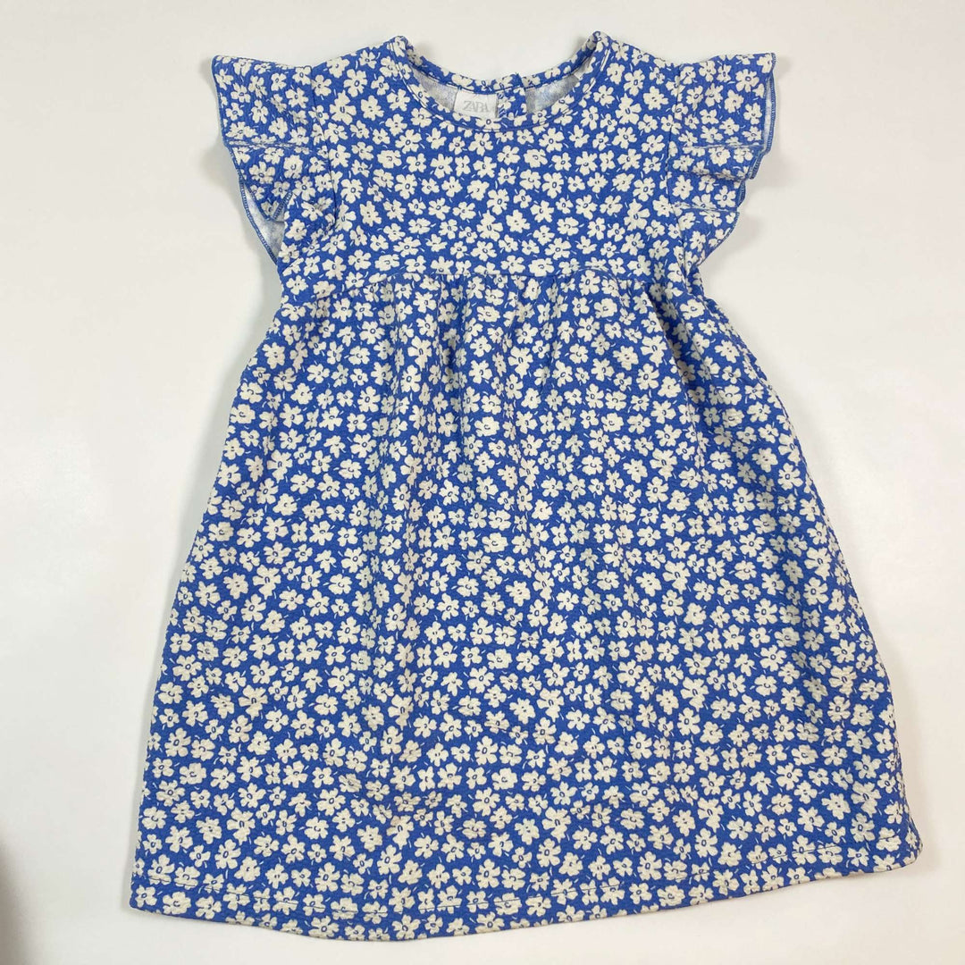 Zara blue floral summer dress 4-5Y/110 1