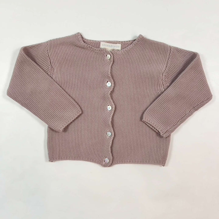 Serendipity Organics lilac cardigan 12m/80 1