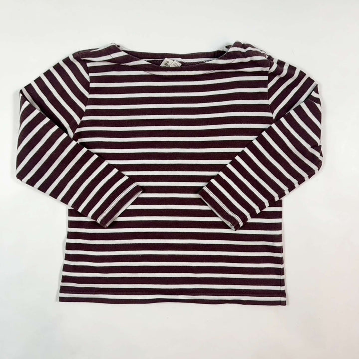 Gray Label purple striped longsleeve 18-24M 1