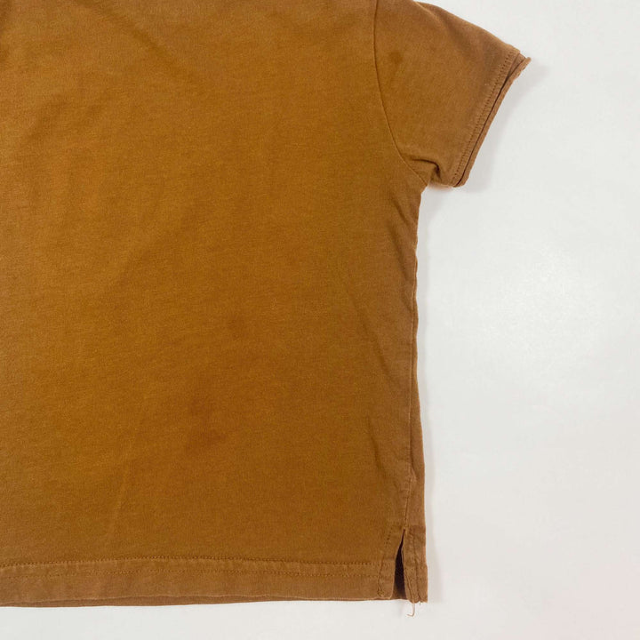 Minimalisma brown organic cotton t-shirt 2-3Y 3