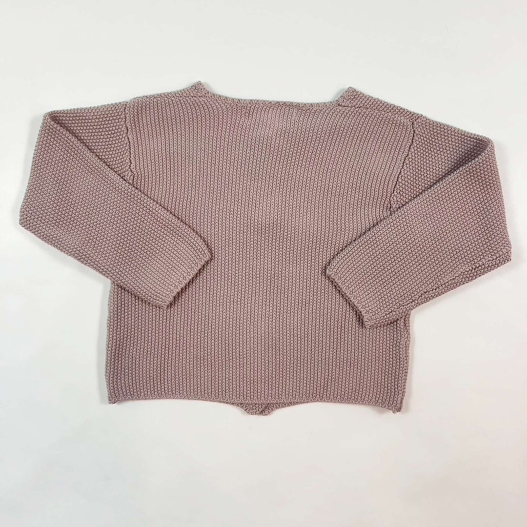 Serendipity Organics lilac cardigan 12m/80 2