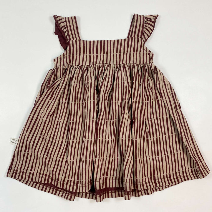 Mainio beige stripe summer dress 86/92 2