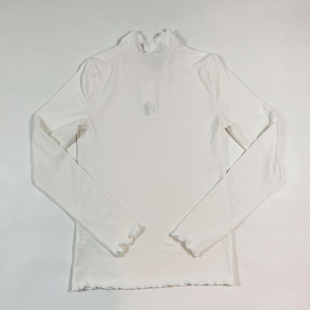 Janie and Jack off-white rib longsleeve Second Season 8Y 2