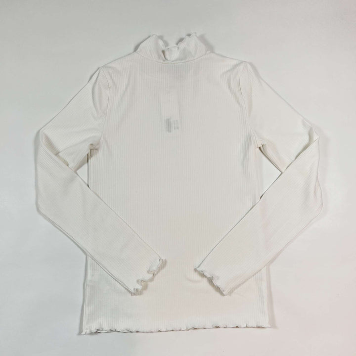 Janie and Jack off-white rib longsleeve Second Season 8Y 2