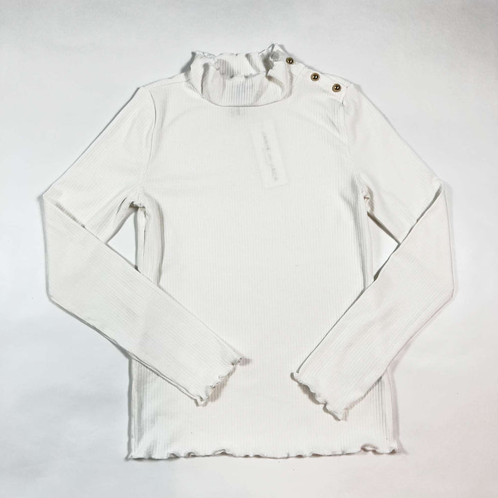 Janie and Jack off-white rib longsleeve Second Season 8Y 1