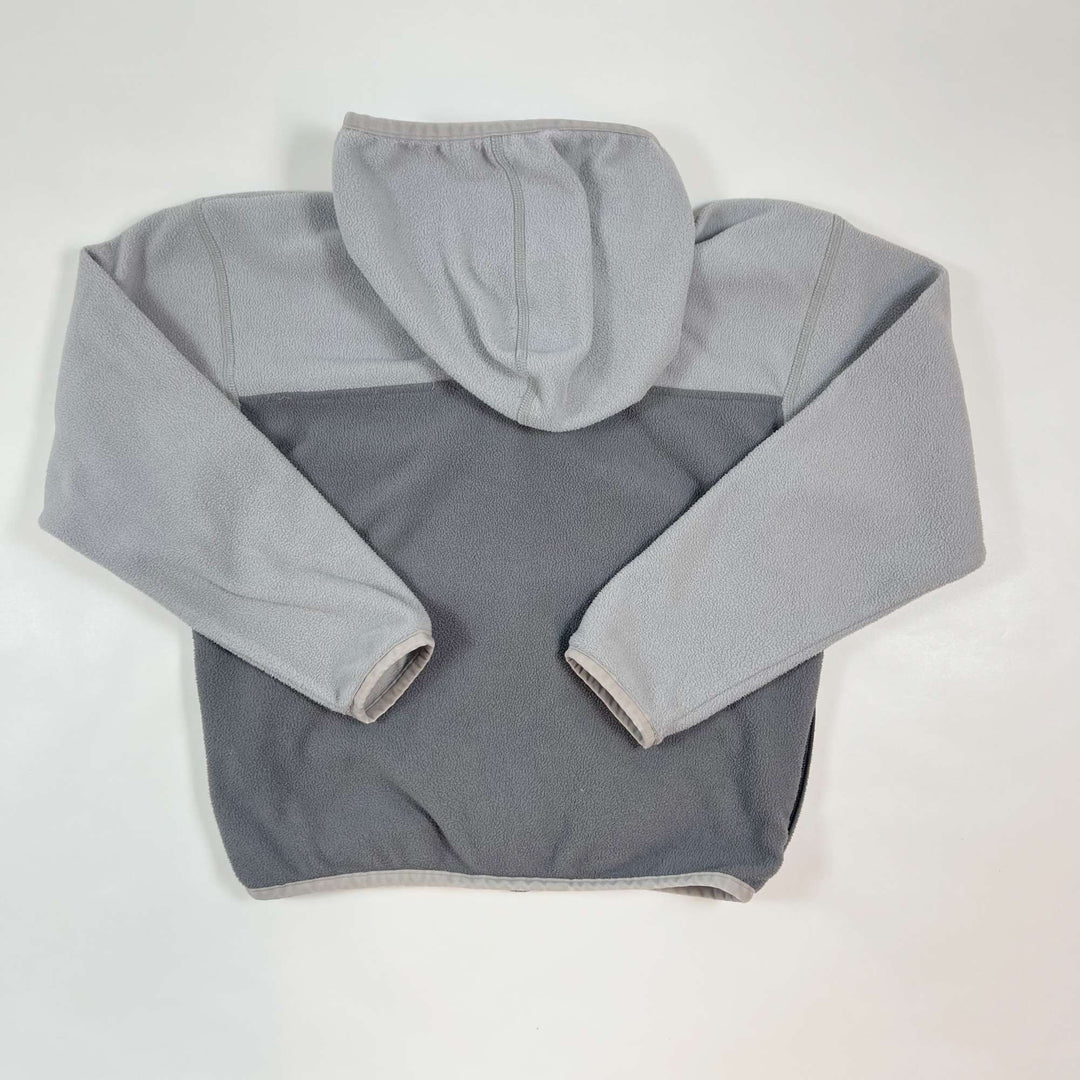 Patagonia grey fleece jacket with hood S (7-8Y) 2