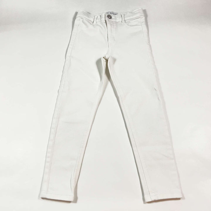 Zara white high-waist slim jeans 7Y 1