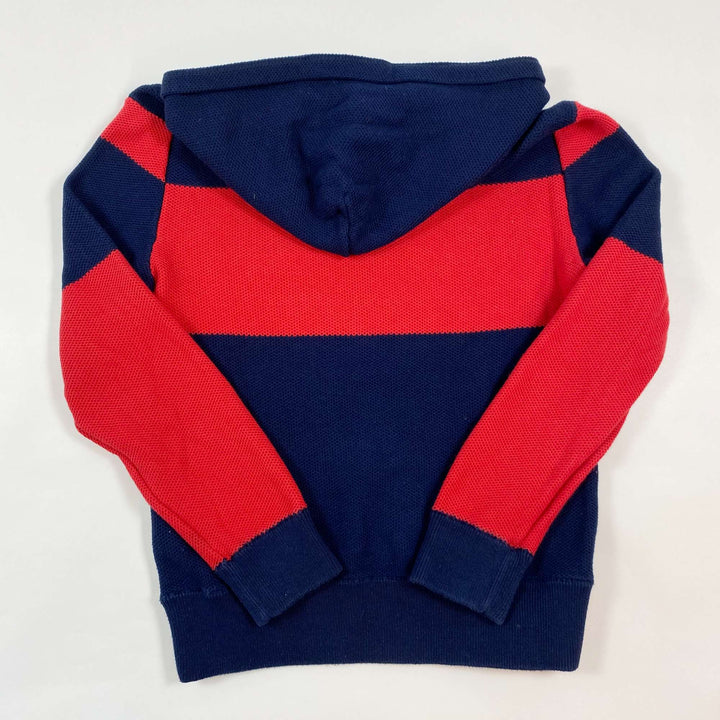 Ralph Lauren navy colour block waffle knit hoodie S(8Y) 2