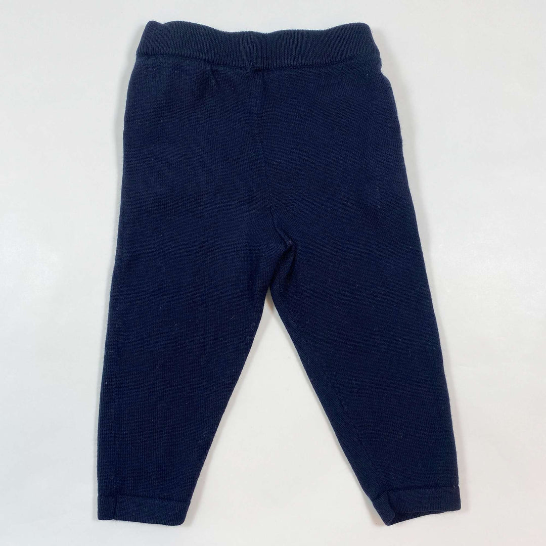 FUB dark navy merino wool trousers 90 2