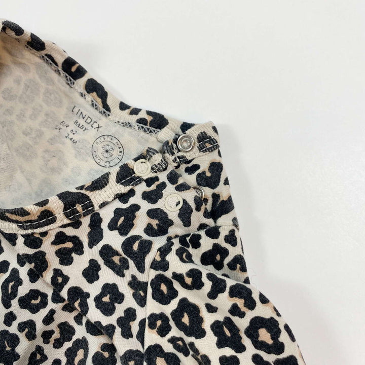 Lindex leopard body 2-4M/62 3