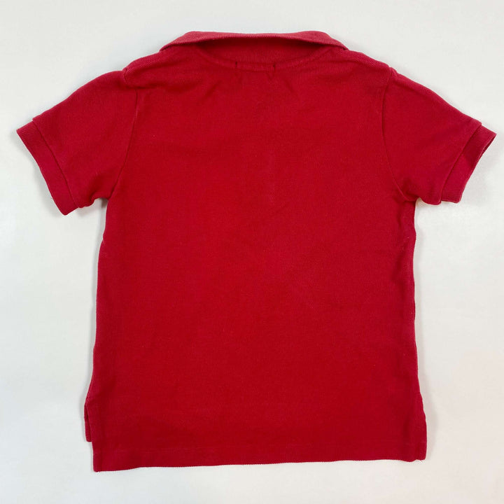 Ralph Lauren red classic polo shirt 2Y 2
