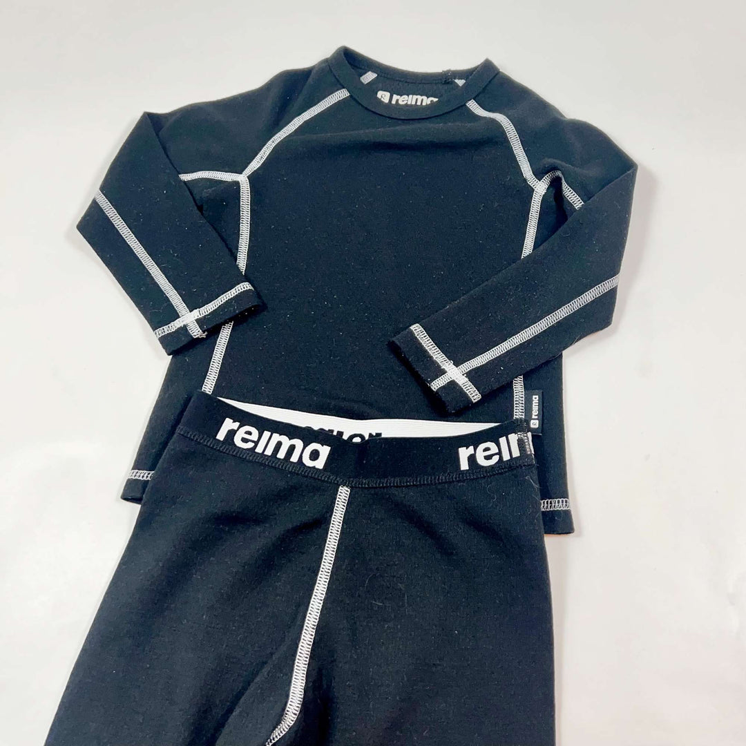 Reima black thermal set 90 2