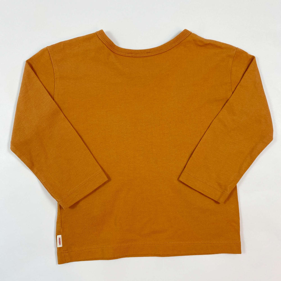 Catimini orange music print long-sleeve 2Y/86 3