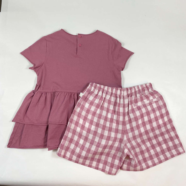 Il Gufo soft purple linen & cotton summer set  Second Season 10Y 3