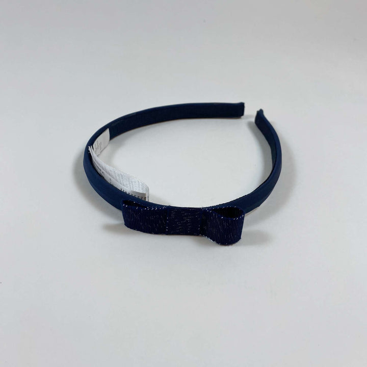 Il Gufo navy headband with glitter bow Second Season one size 1