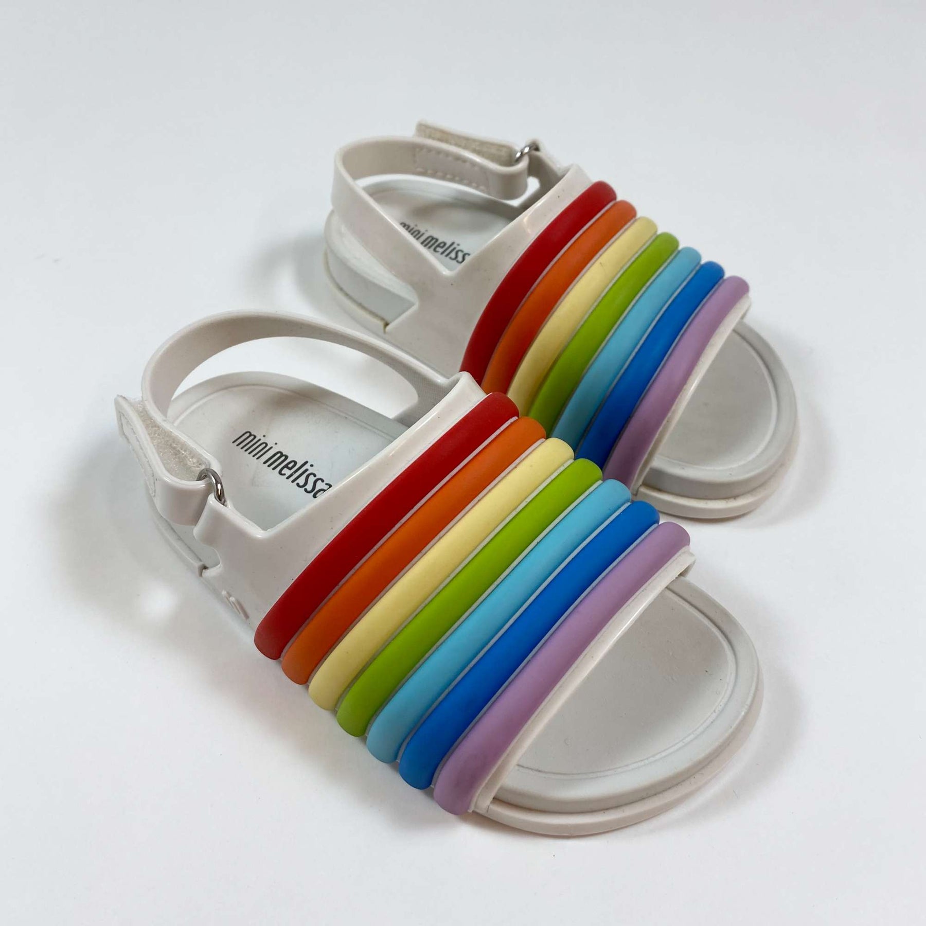 Mini melissa rainbow discount slides