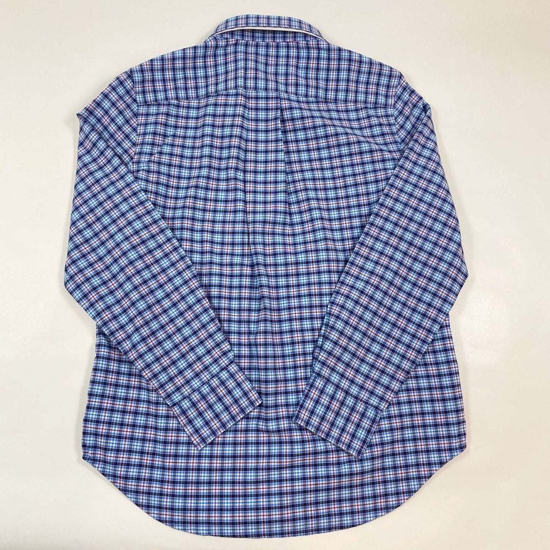 Ralph Lauren blue checked button down shirt Second Season 10-12Y 2