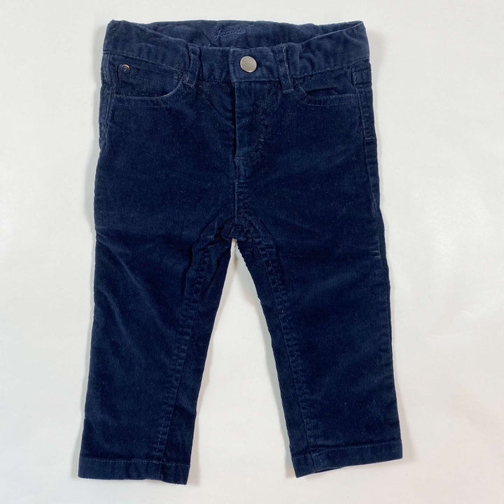 Jacadi navy corduroy trousers 12M 1